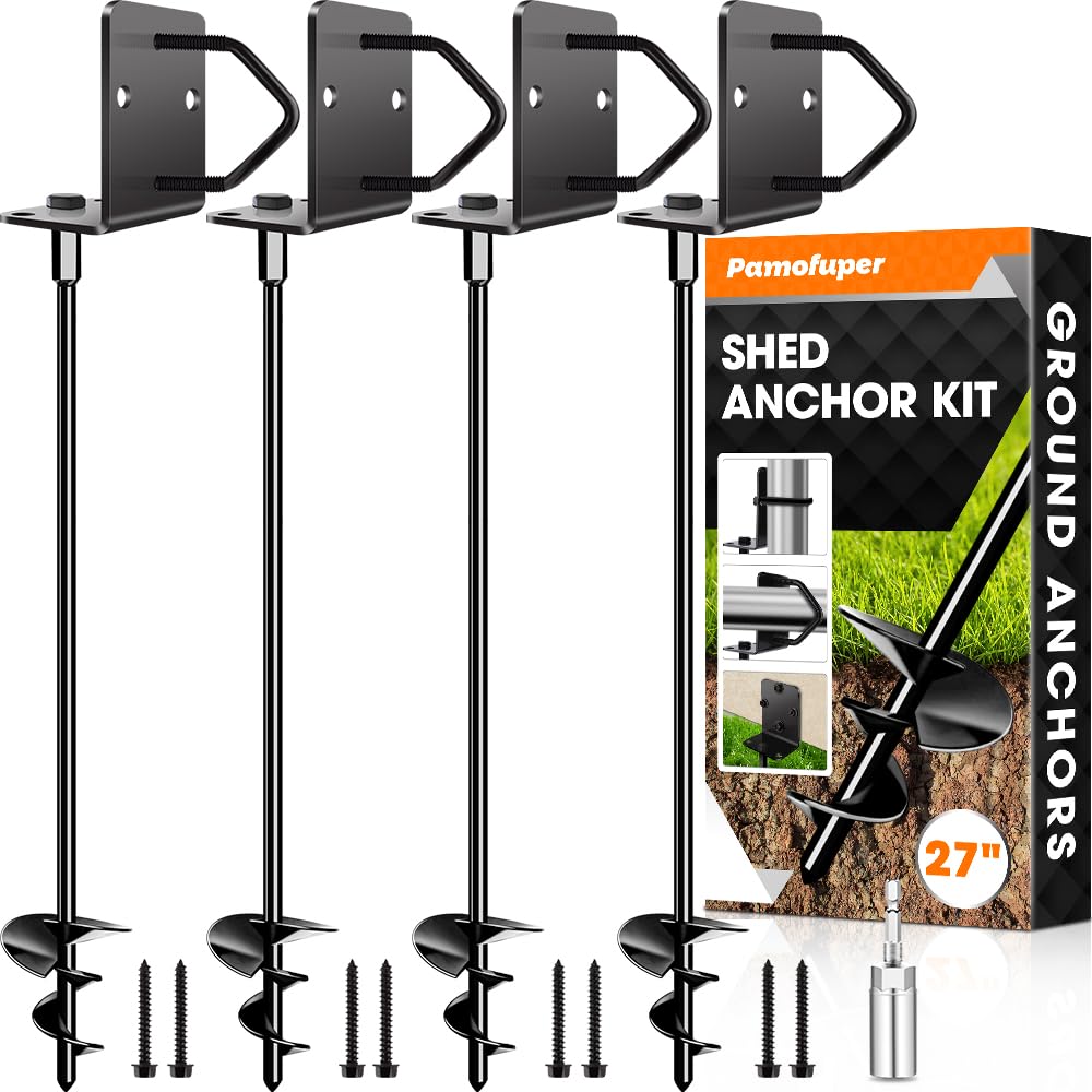 Pamofuper front view of four 27-inch anchors showing packaging and benefits
