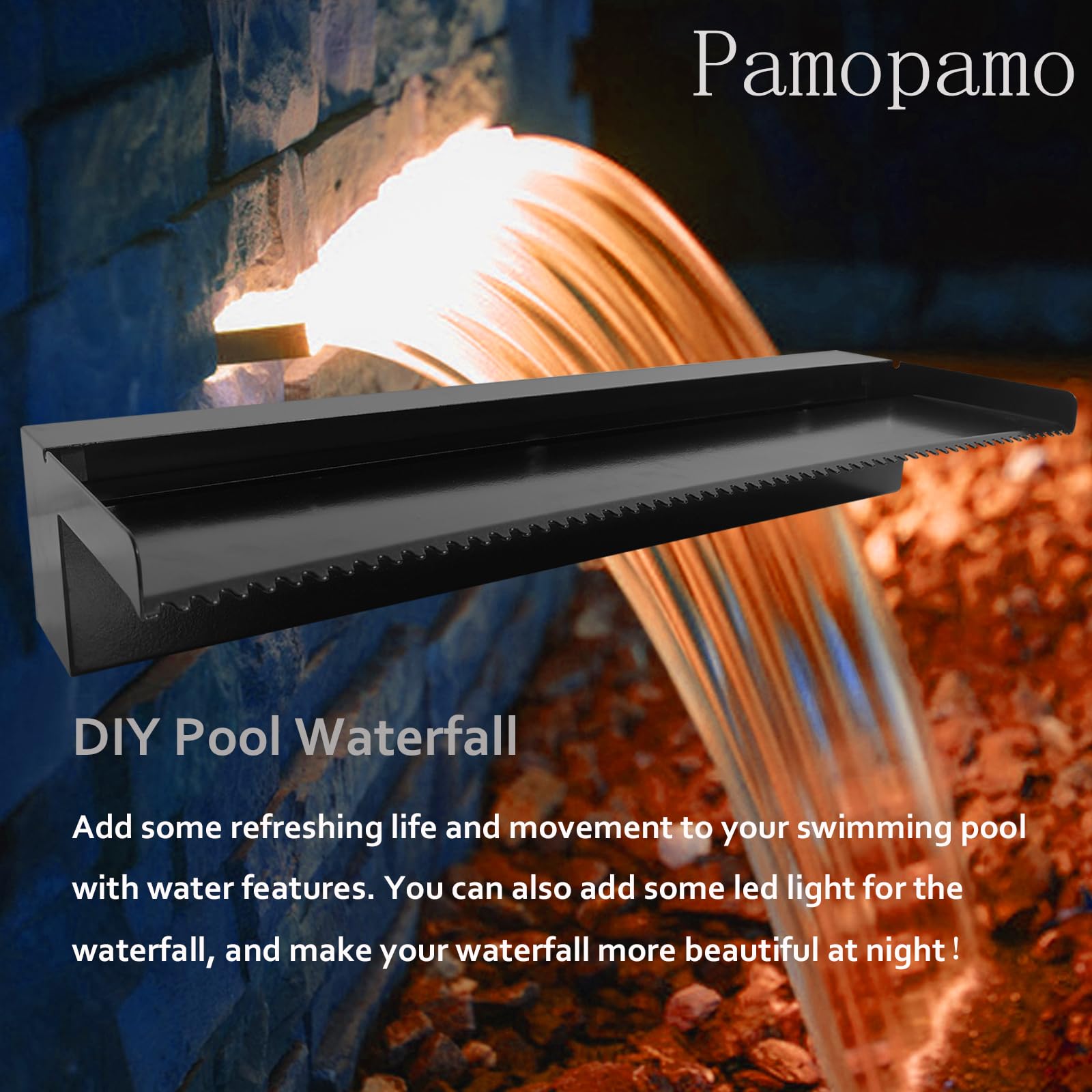 Pamopamo next to hand for scale showing compact size and easy handling benefit