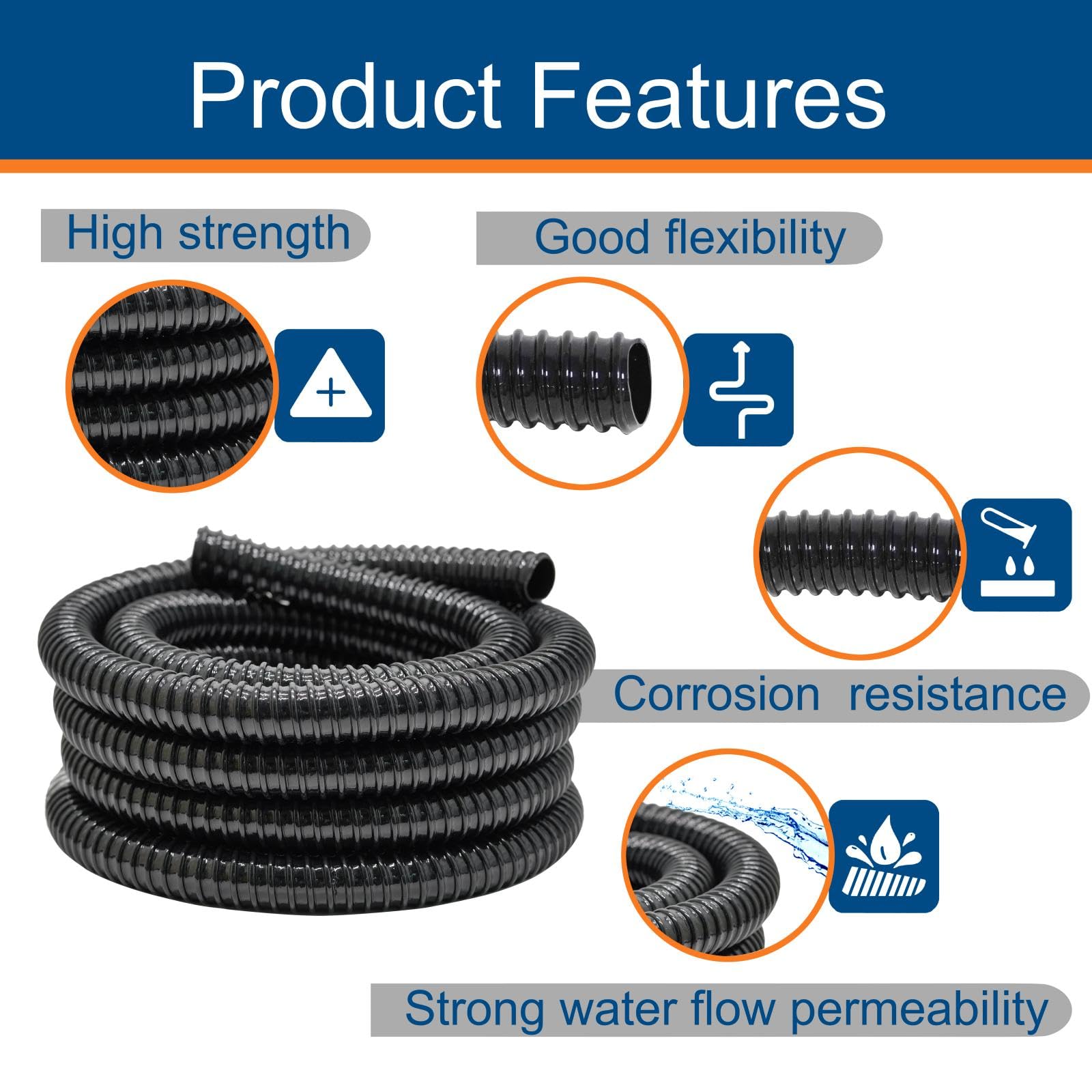 Pamopamo used as cable conduit protecting wires from weather and abrasion