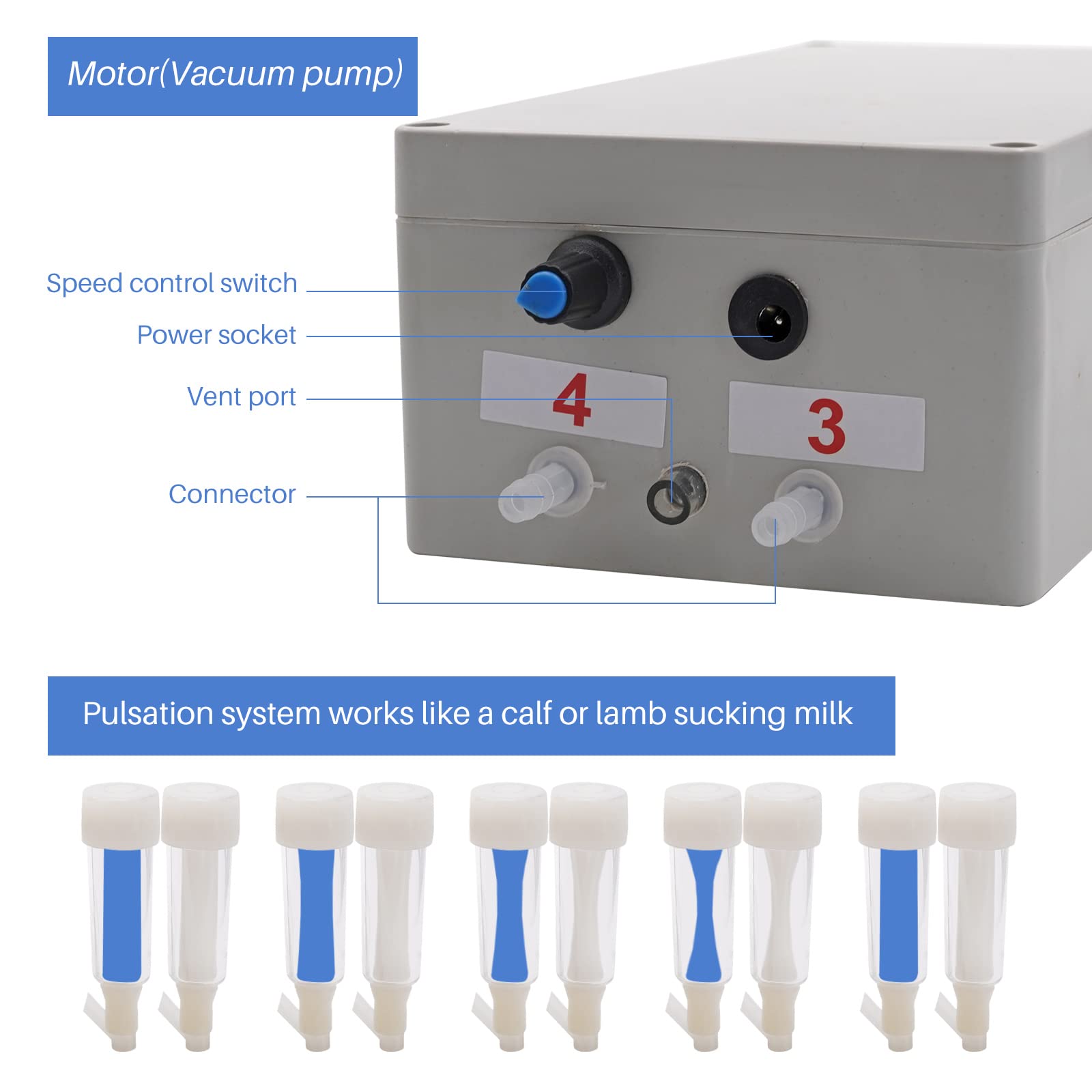 PAMUNULA tubing connection detail illustrating secure fit and leak prevention