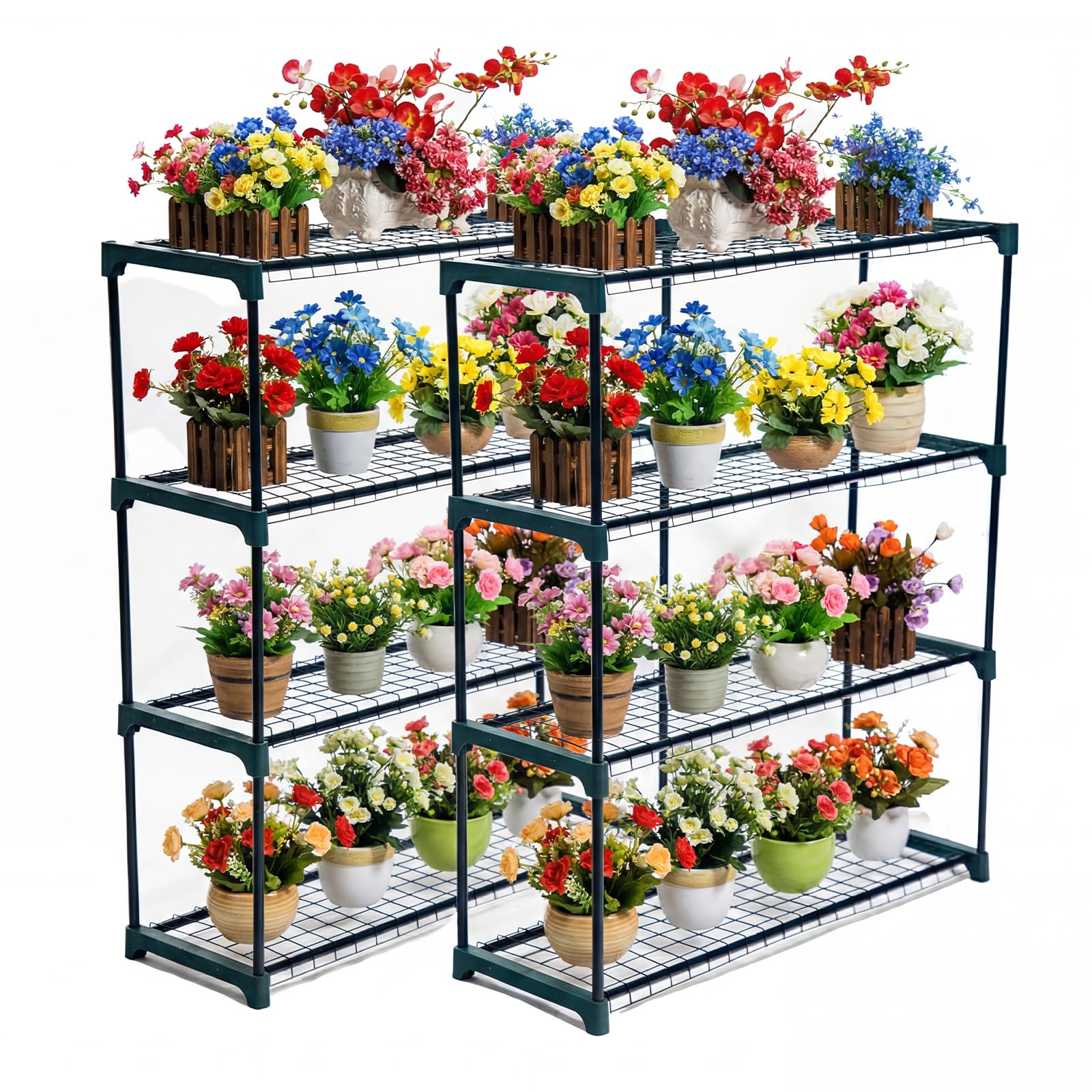 Panana top shelf with seedling trays showing ideal germination and staging benefit