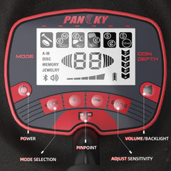 PANCKY large backlit LCD display clear readout for better target identification