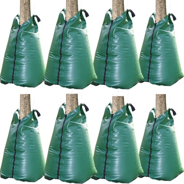 PANGCH front view bag on tree showing secure fit and deep watering benefit