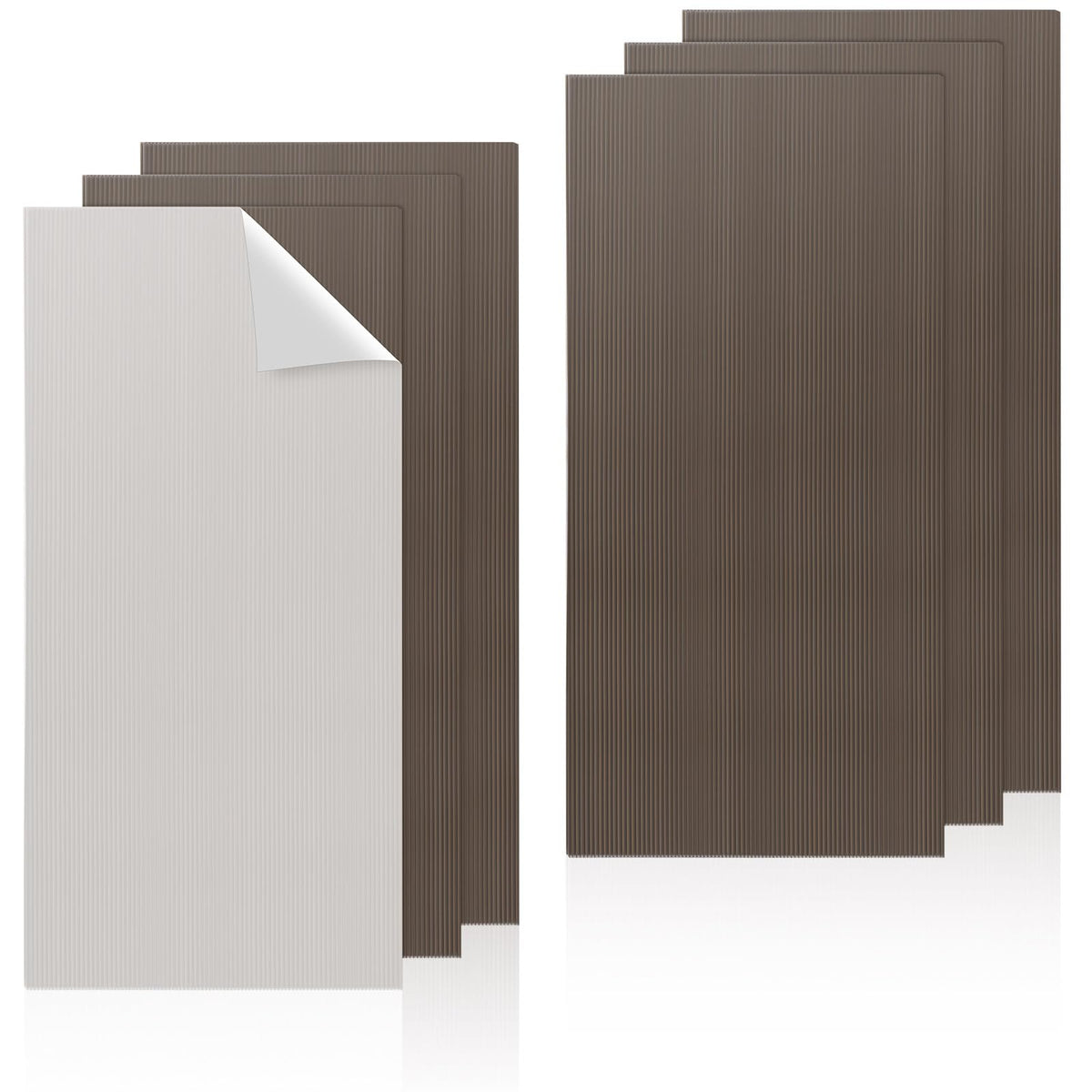 Pangda front view of stacked panels showing clean edges and uniform tint for easier installation