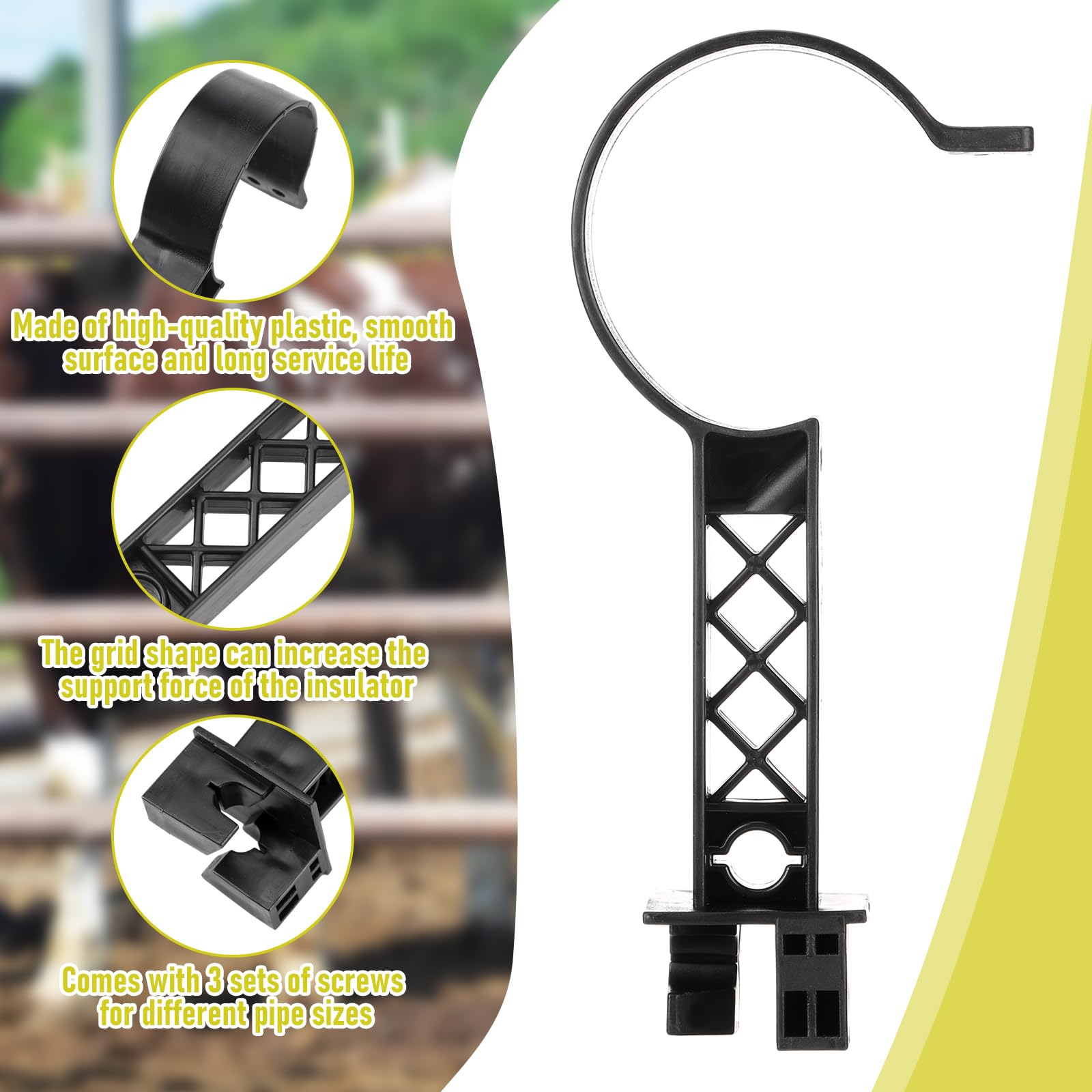 Pangda nail set layout with three sizes for versatile mounting options