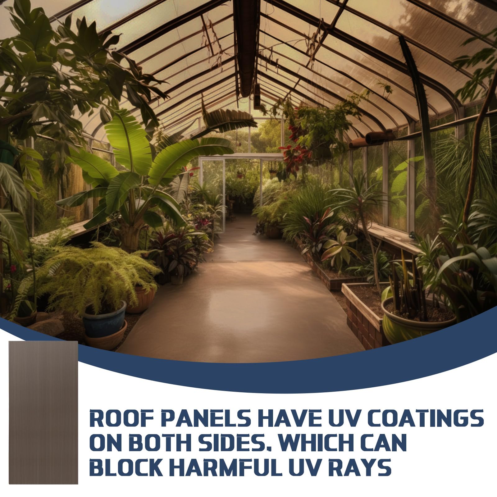 Pangda tinted sheet scattering sunlight to reduce glare for comfortable garden use