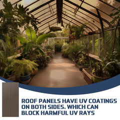 Pangda tinted sheet scattering sunlight to reduce glare for comfortable garden use