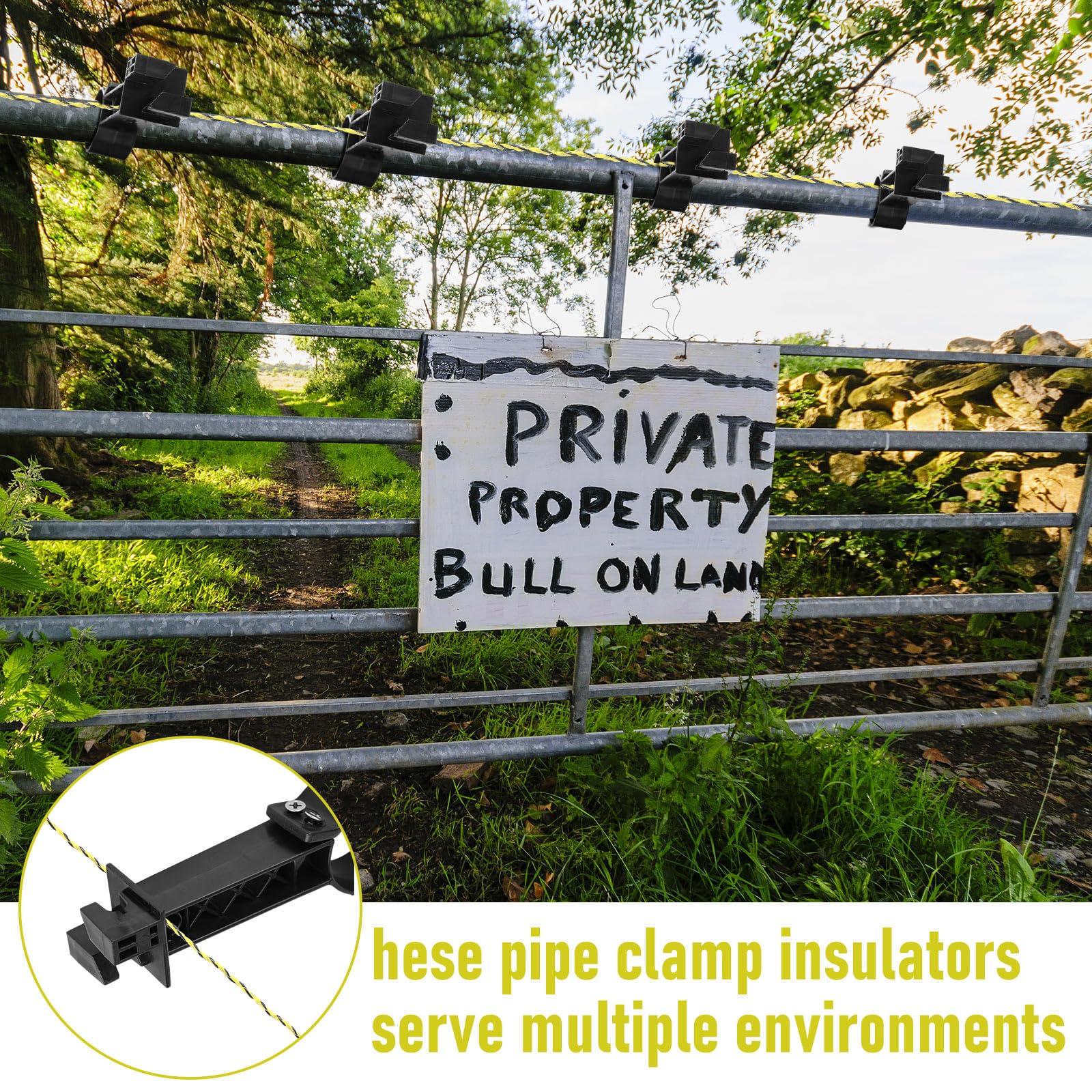 Pangda clamp under rain to show weather-resistant durability and protection