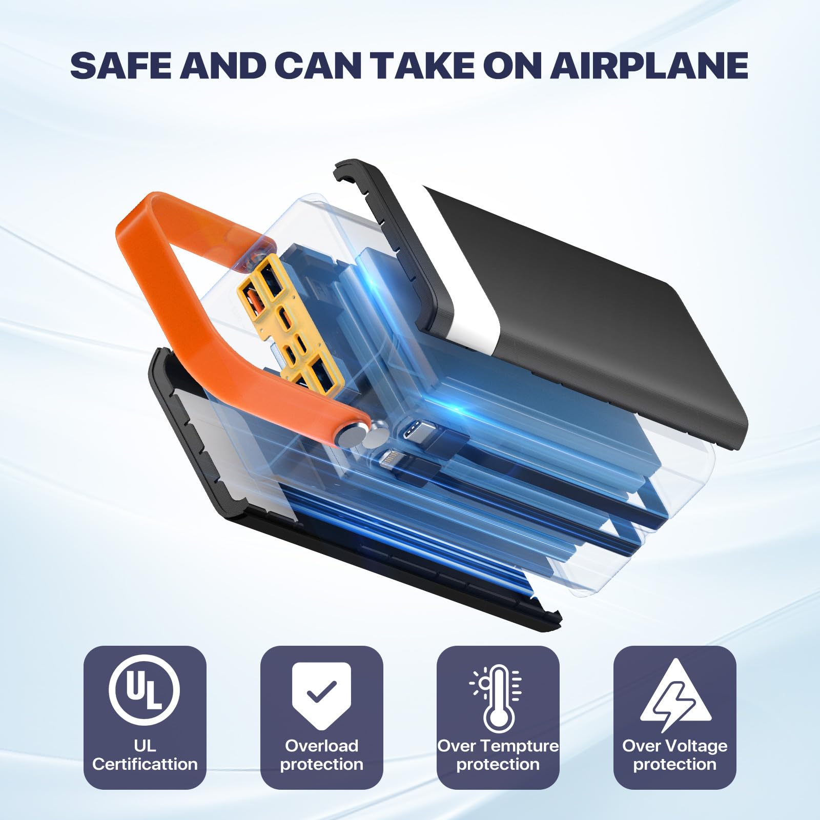 pangootek power bank powering devices while backpacking for dependable outdoor power
