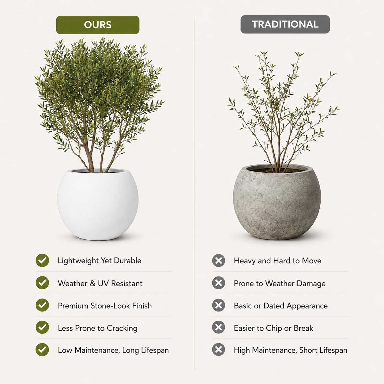 Panlaolao staged on patio with tree showcasing outdoor styling benefit