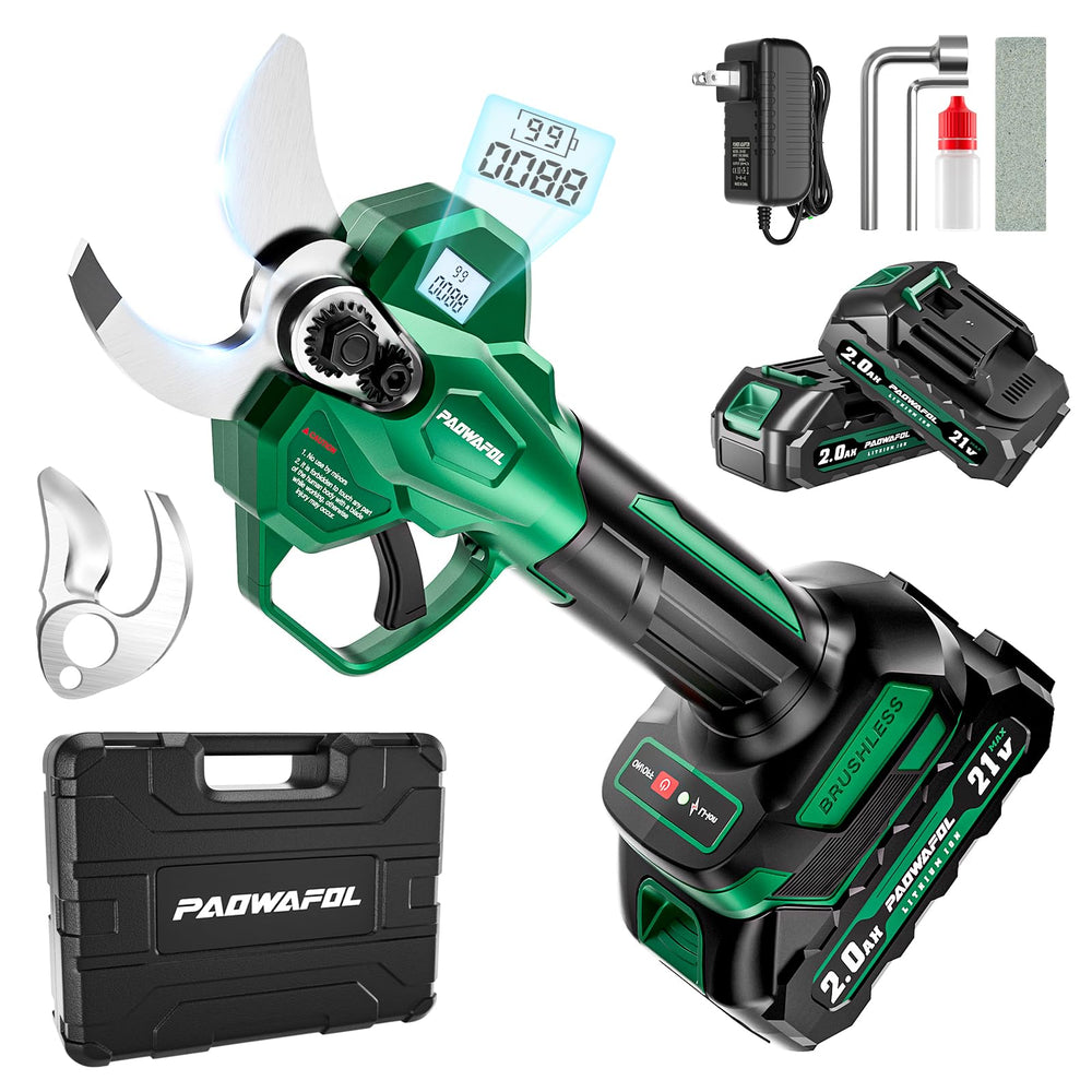 PAOWAFOL pruner in a garden setting showing readiness for regular trimming tasks