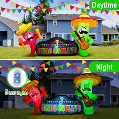 PARAYOYO detailed sombrero and taco motif showing festive design and color