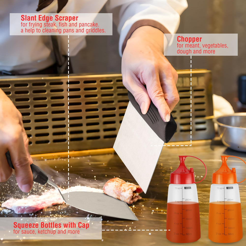 PARGRILL tongs and skewers detail for precise gripping and even cooking