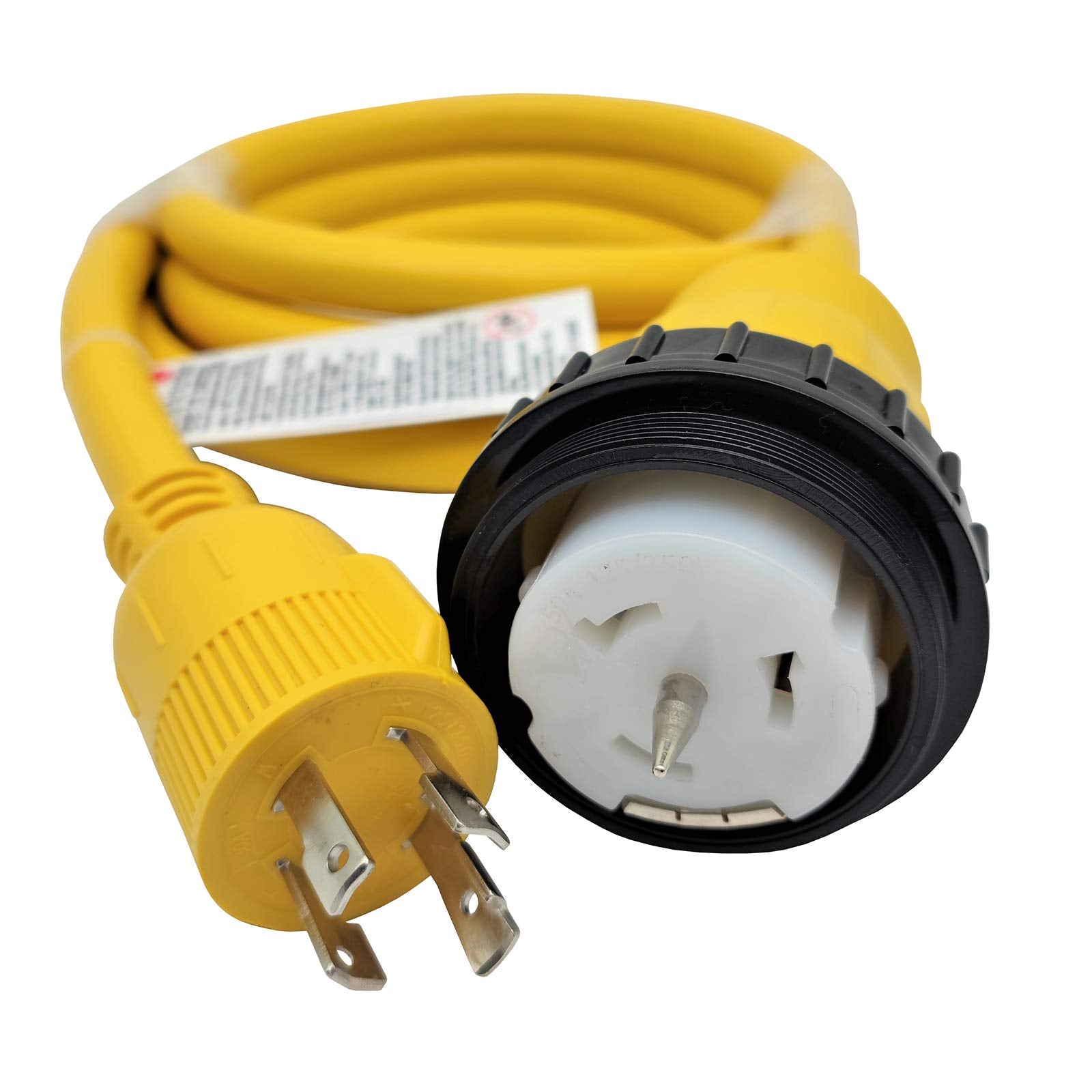Parkworld front connectors showing L14-30P and SS2-50R, secure connection benefit