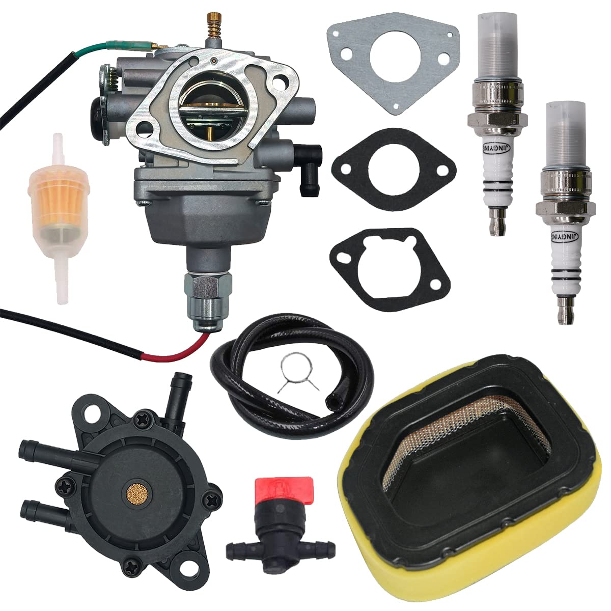 Partman carburetor front view showing fit for Kohler engines and reliable fuel flow