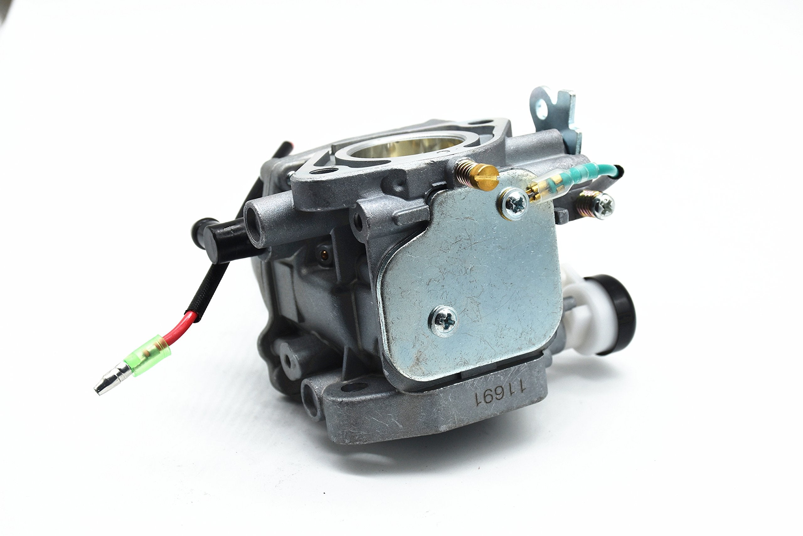 Partman carburetor installed on Kohler engine showing easy replacement benefit