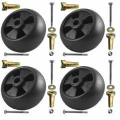Parts 4 Outdoor front packaging showing four deck wheels and kit benefit of complete set