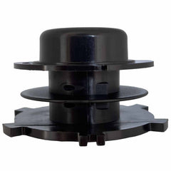 Parts 4 Outdoor spool installed on Stihl trimmer head demonstrating quick replace and use