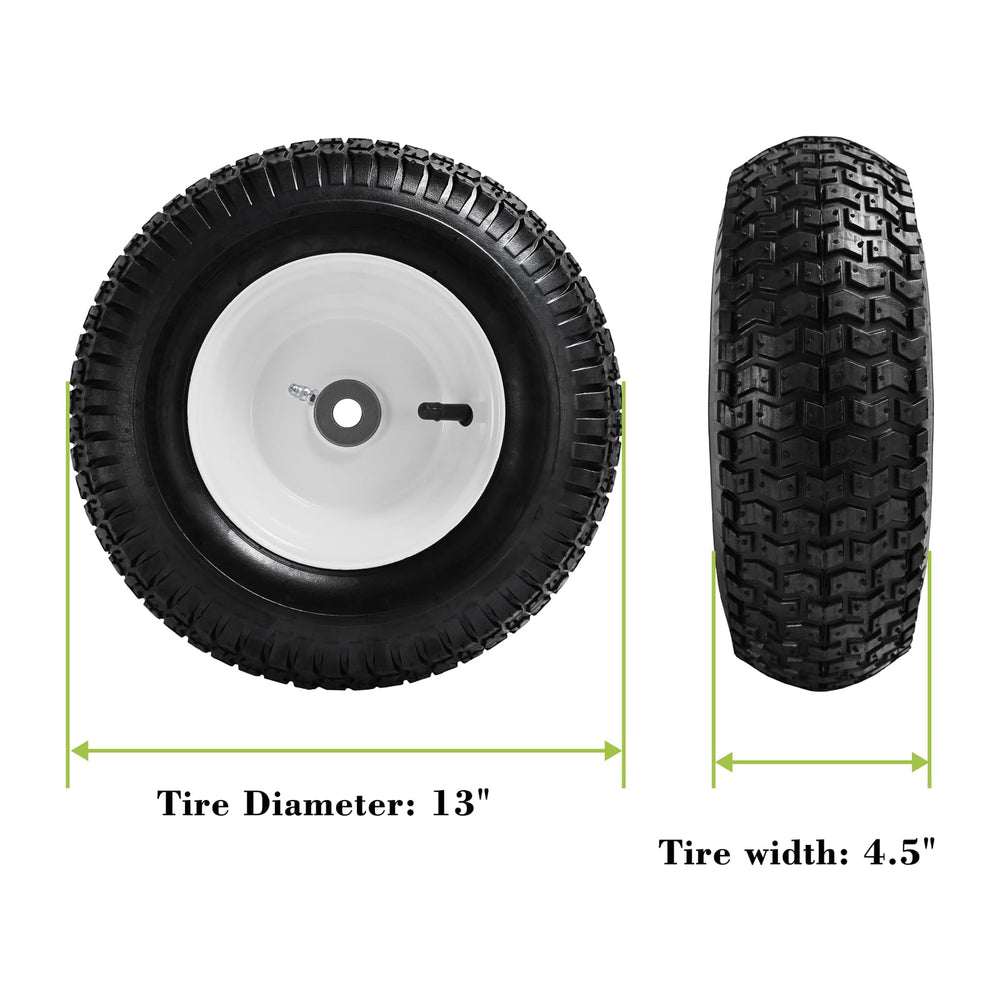 Parts Camp close-up of tread pattern providing improved traction and shock absorption