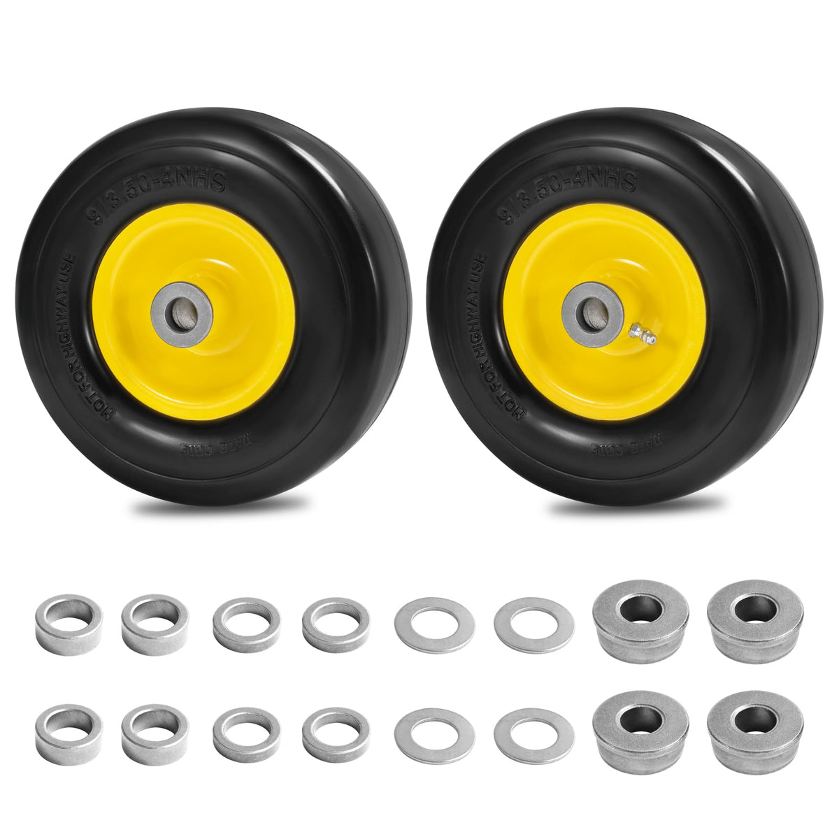 Parts Camp front-facing wheelset showing complete pair and ready fit