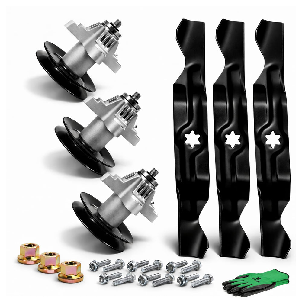 Parts Camp front packaging showing full 50-inch rebuild kit benefits