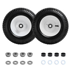Parts Camp front view wheel assembly showing full tire and hub, ready to install