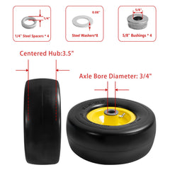 Parts Camp detailed hub and bushing view showing easy axle adaptation