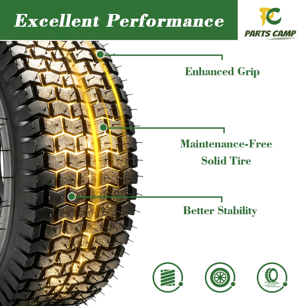Parts Camp inner tube with TR13 valve visible for leak-resistant inflation
