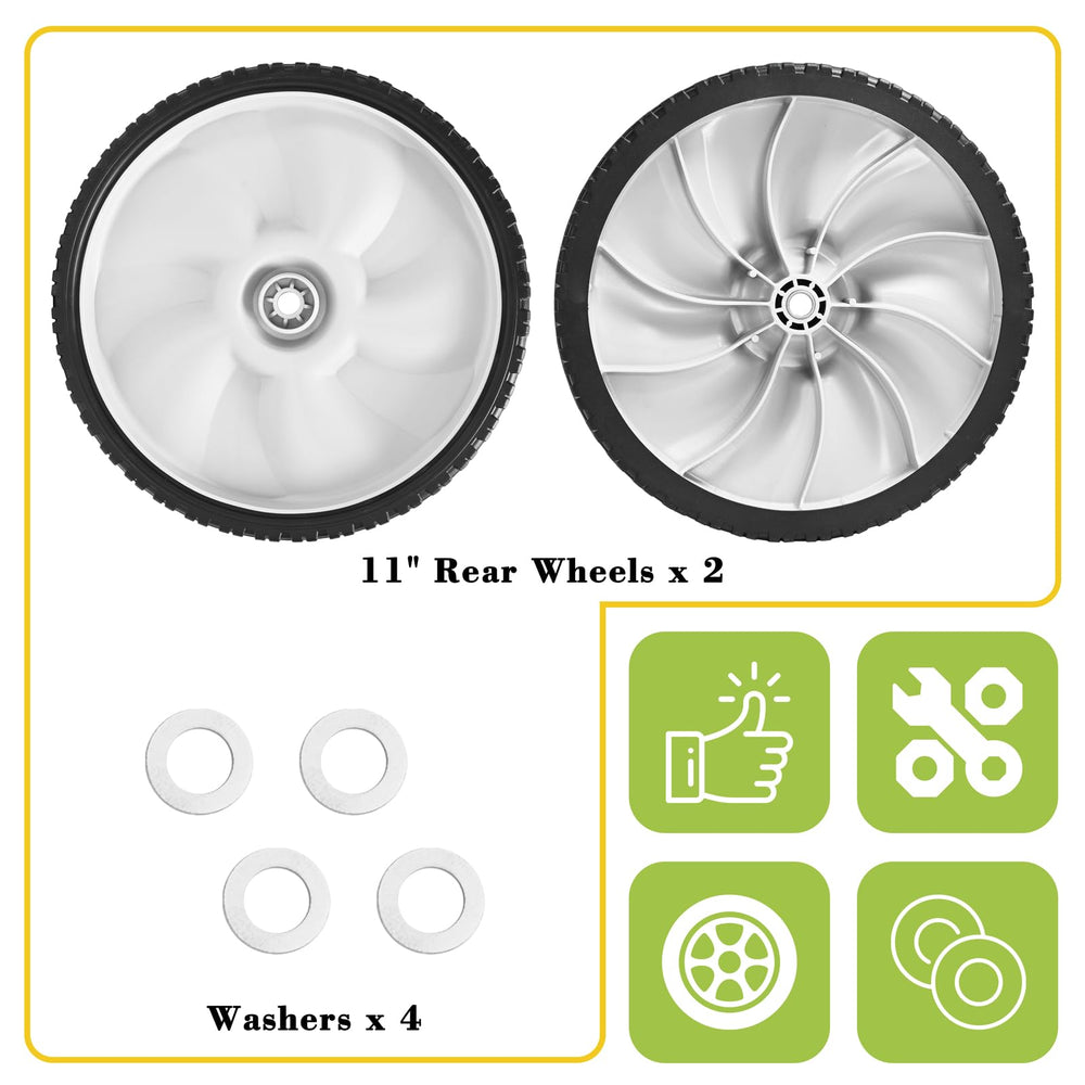 Parts Camp molded label and hub stamp showing specification verification benefit