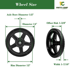 Parts Camp side profile highlighting textured tread for improved traction