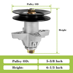 Parts Camp spindle close-up showing bearing assembly for smoother operation
