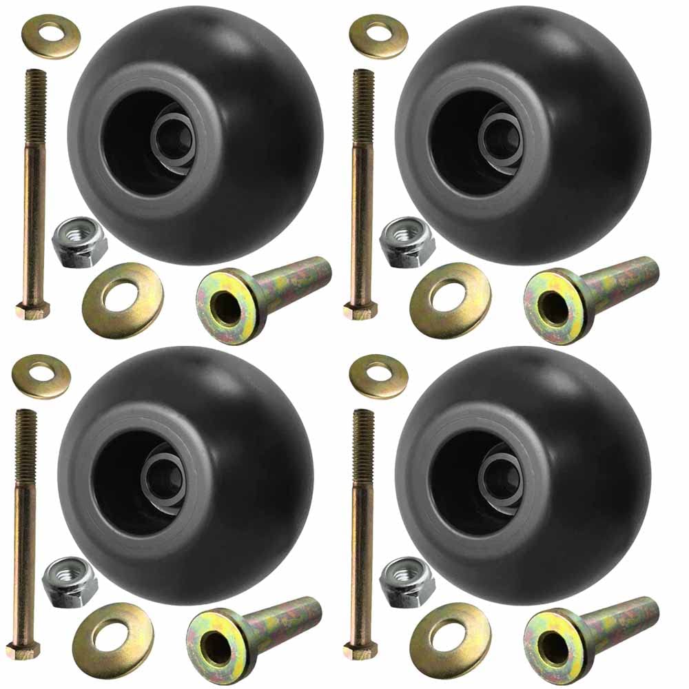 Parts 4 Outdoor front packaging showing four deck wheels and hardware, clear product overview