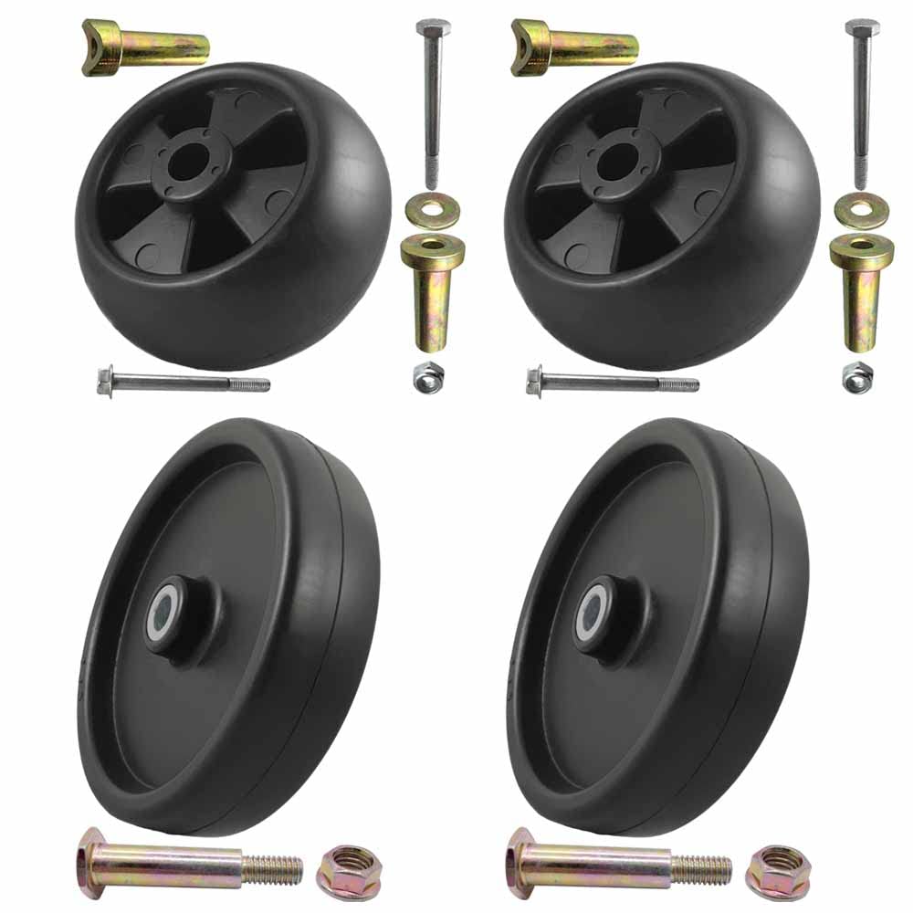 Parts 4 Outdoor front wheel and hardware packaging showing kit benefit easy replacement