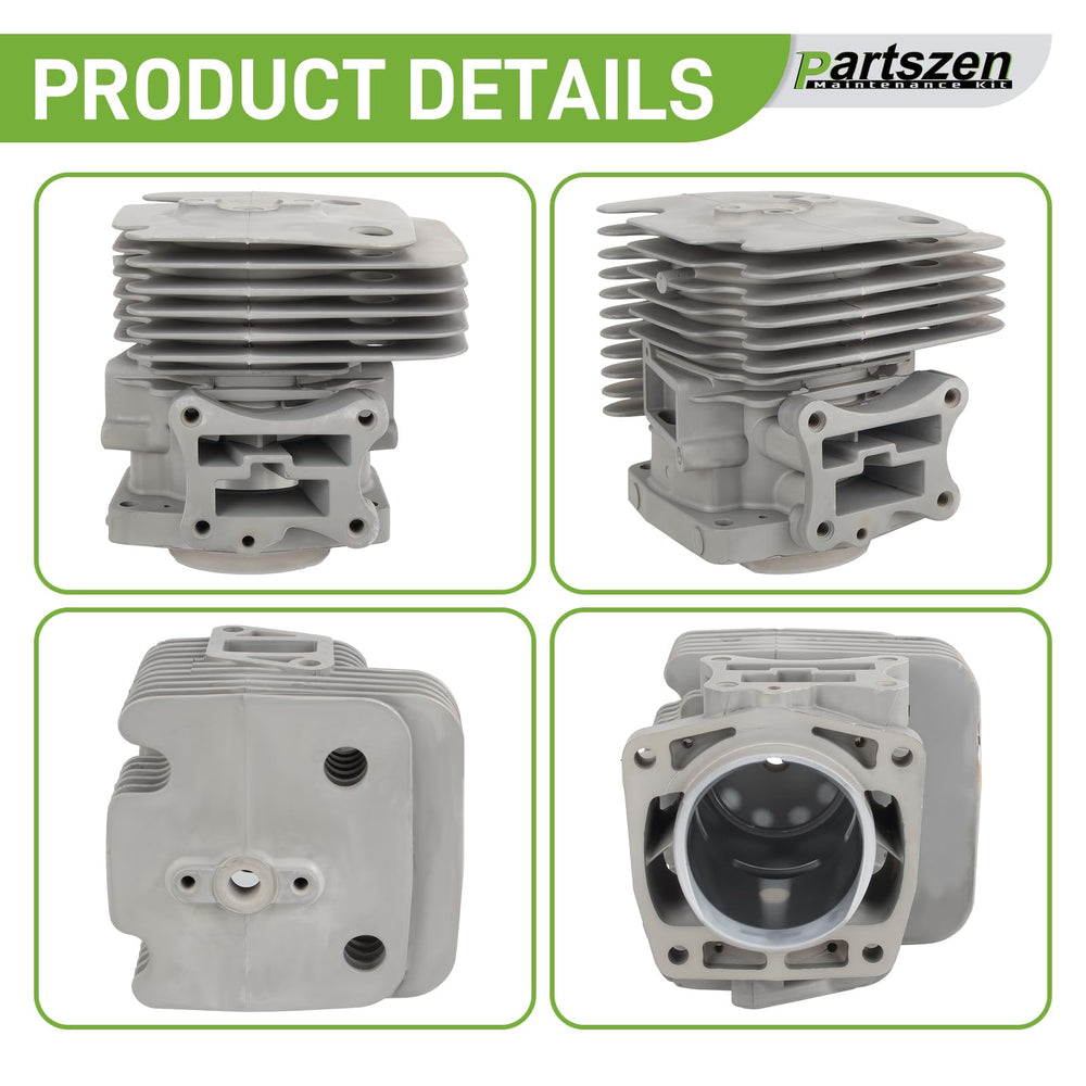 partszen cylinder piston piston detail highlighting ring grooves and fit benefit