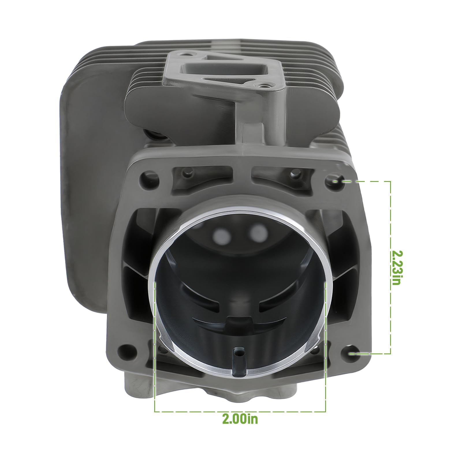 partszen piston close-up displaying rings and pin ensuring correct fit and durability