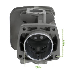 partszen piston close-up displaying rings and pin ensuring correct fit and durability