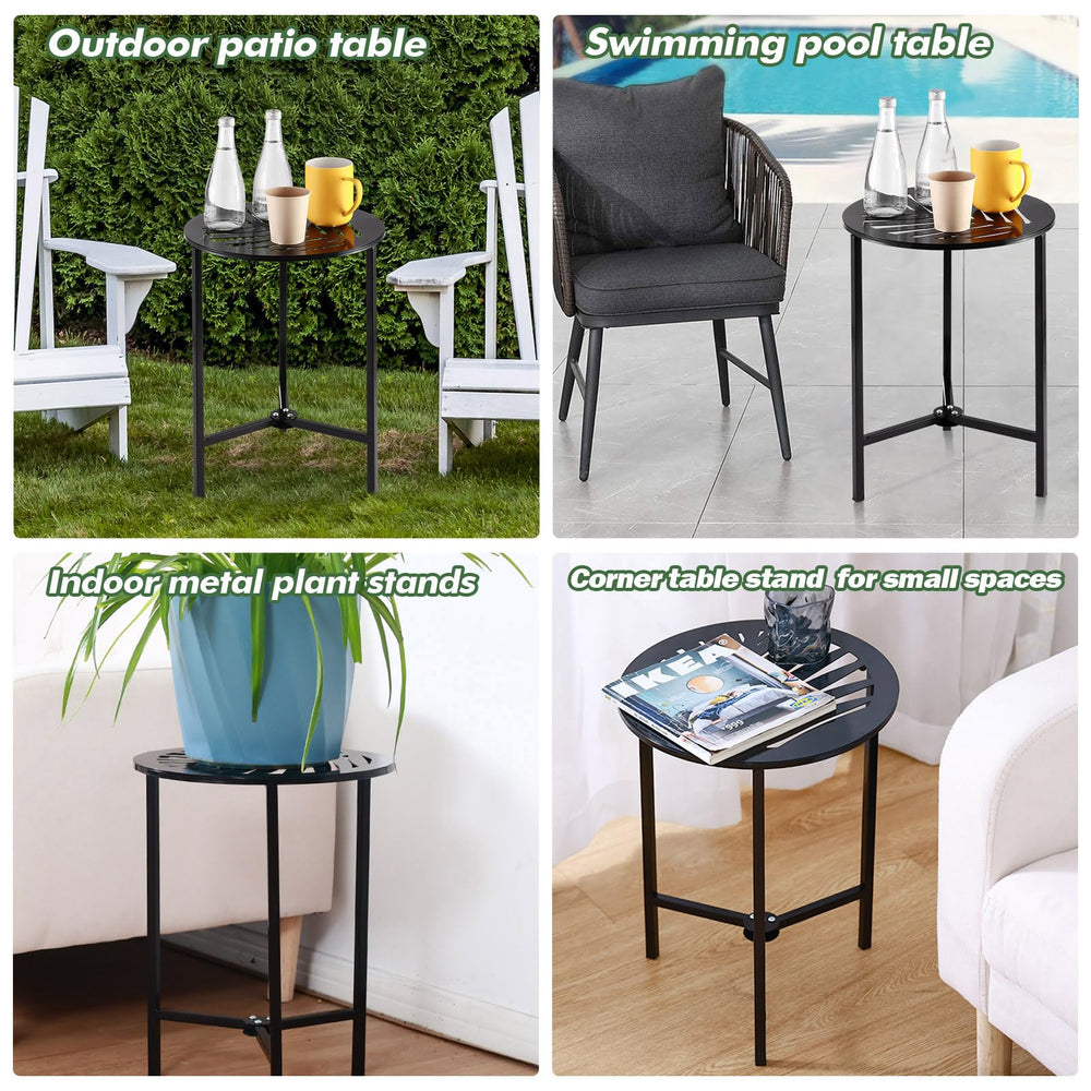 Party Zealot table holding drinks and books demonstrating practical convenience