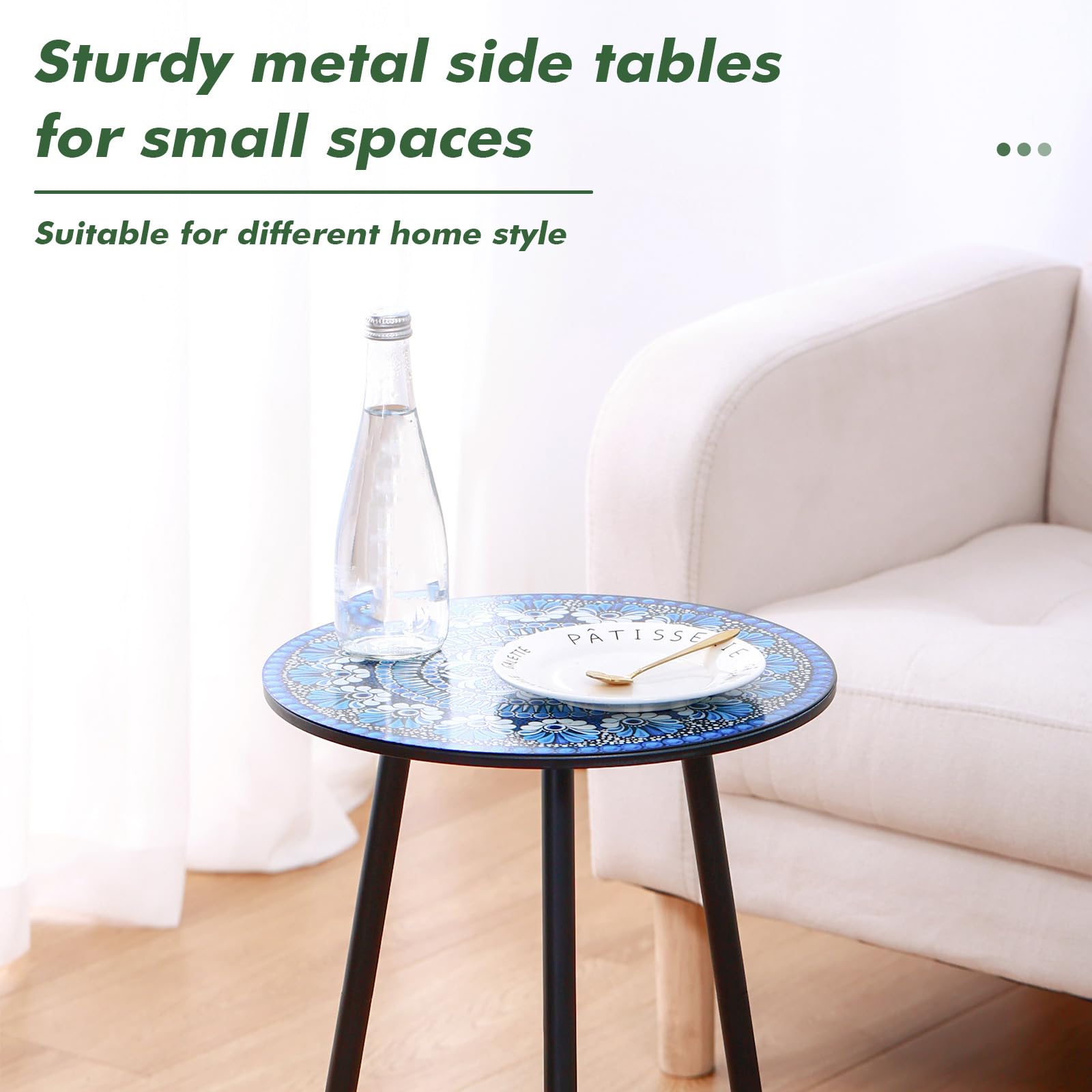 Party Zealot side profile showing table height and compact scale for small spaces