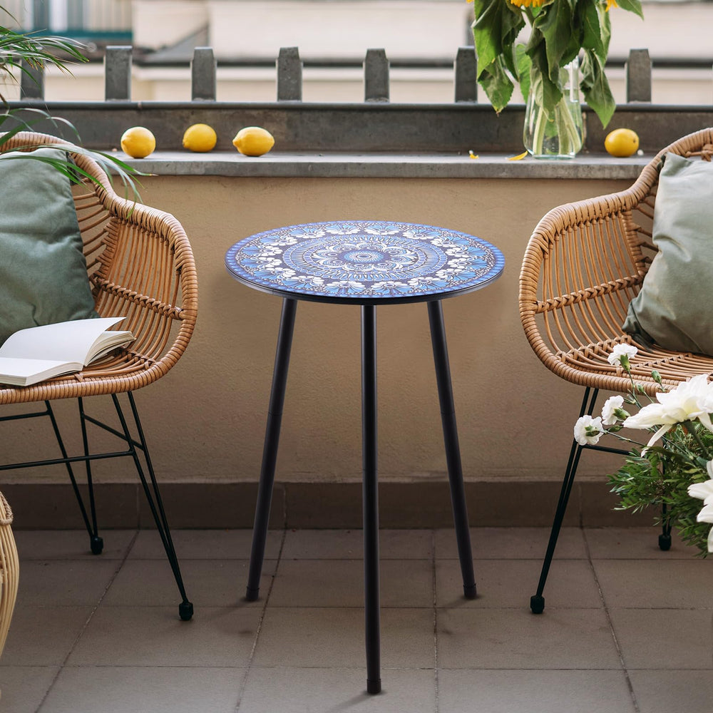 Party Zealot two tables styled on patio showing pairing and cohesive look