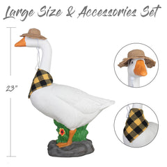 PARTYGEARS adjustable neck joint demonstrating multiple poses for playful display