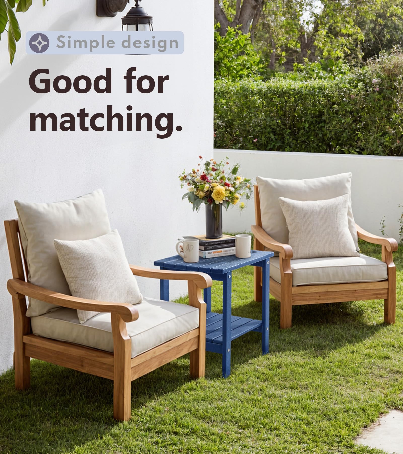 PASAMIC in light rain showing weather-resistant finish protecting outdoors