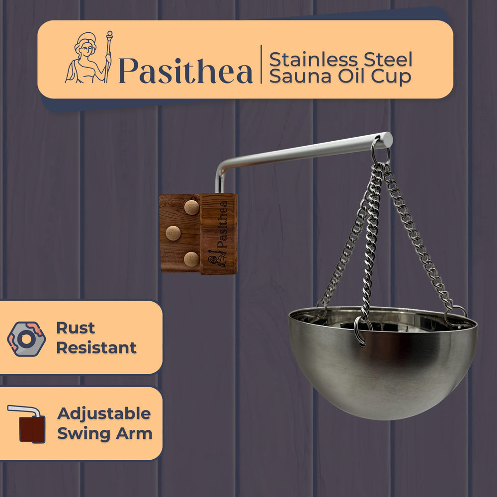 Pasithea cup close-up of stainless steel texture highlighting rust-resistant finish