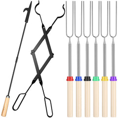 Patelai full set laid out showing tools and color-coded handles for easy use