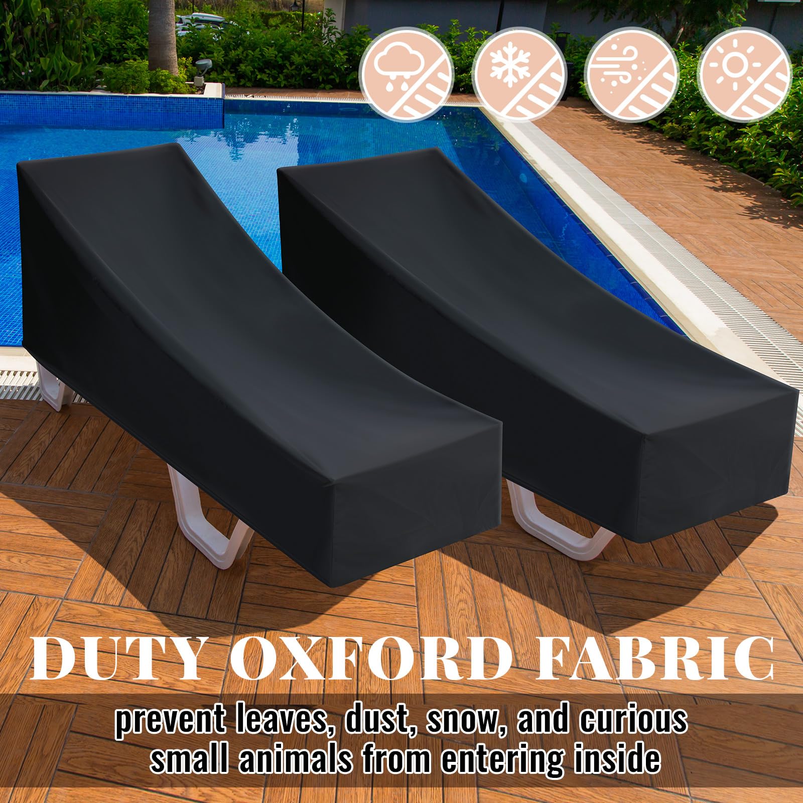 Patelai chaise lounge set beside pool showing comfortable outdoor relaxation