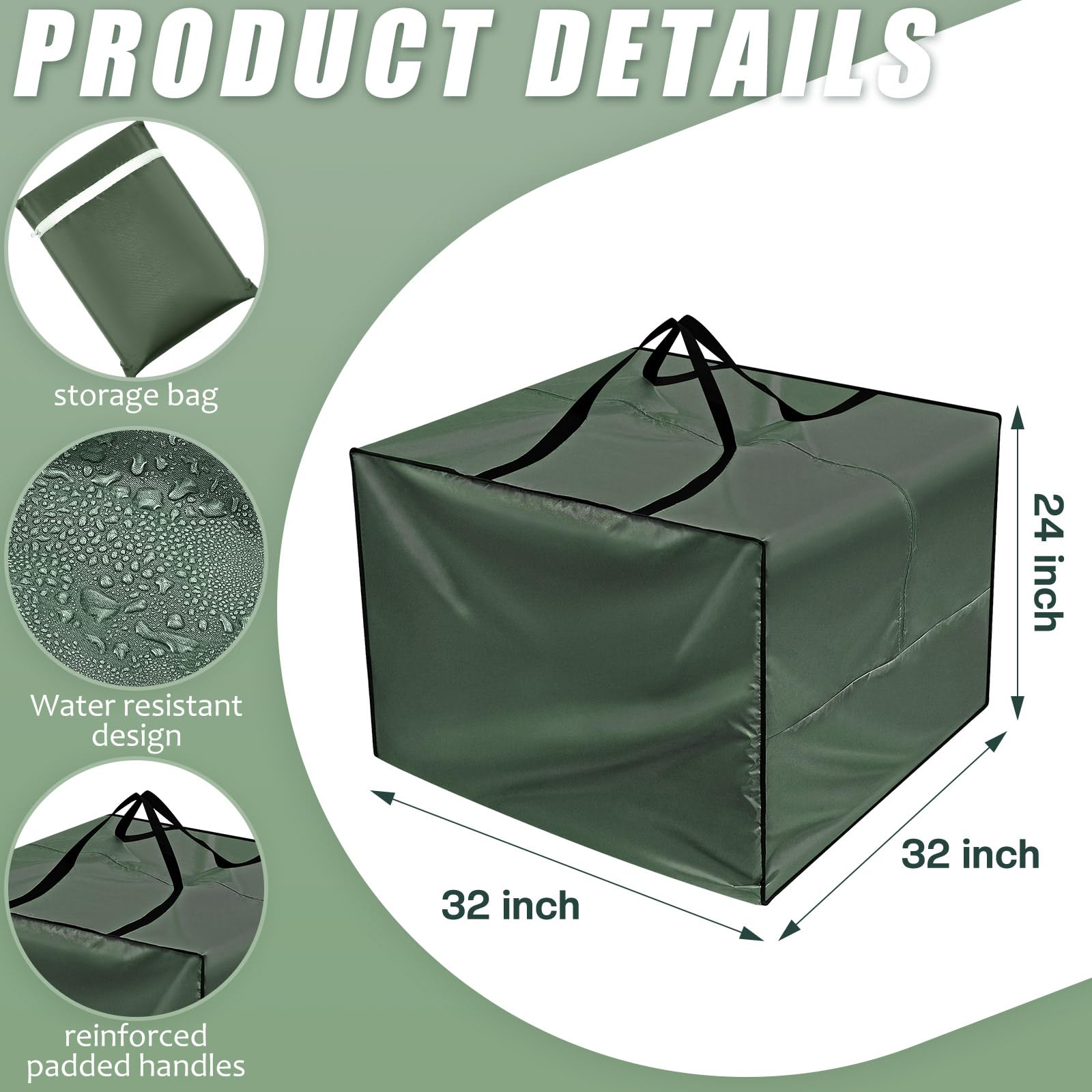 Patelai zipper and double-stitched seam close-up demonstrating durable weather resistance