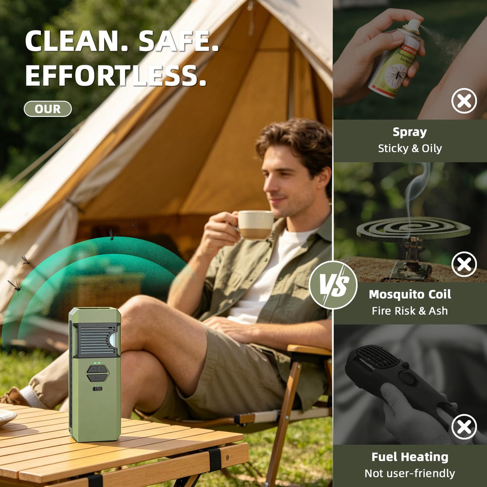 PathVenture held in hand to show size and portability for travel convenience