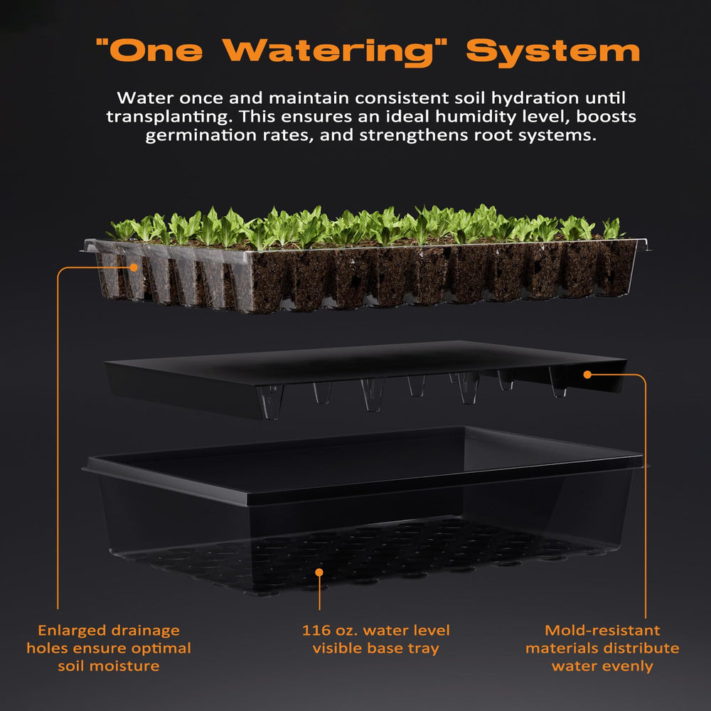 Patigrow humidity dome detail showing vents to control moisture and airflow