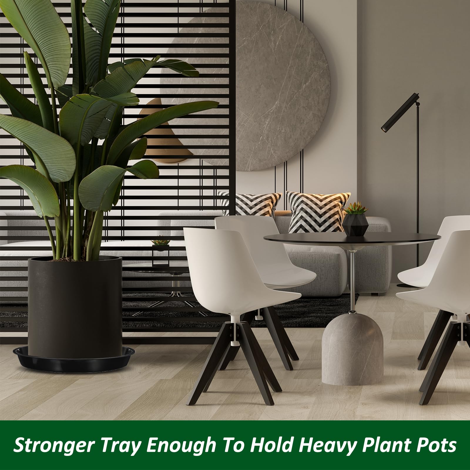 PATIKIL tray beside ruler to show scale and fit for medium to large pots