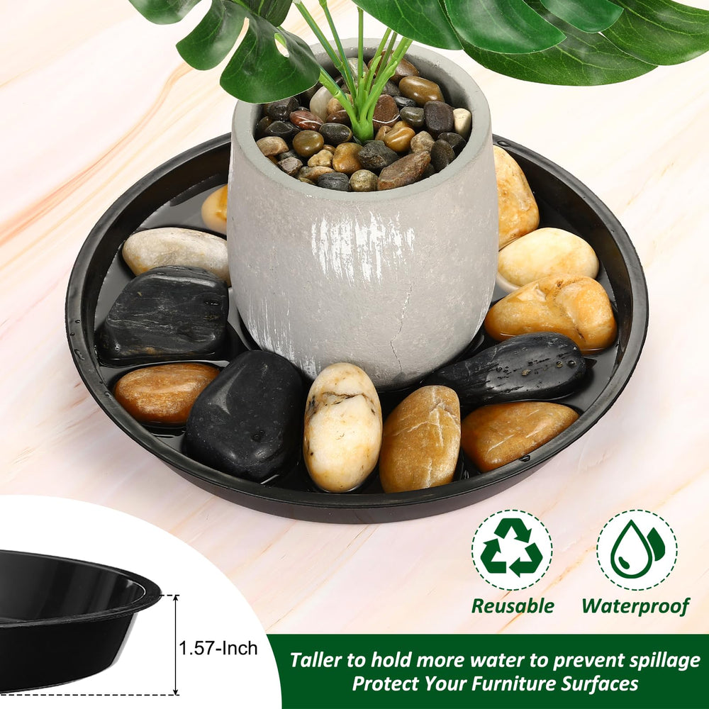 PATIKIL tray holding collected runoff water demonstrating effective water retention