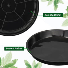 PATIKIL tray under a large pot catching water to protect floors and furniture